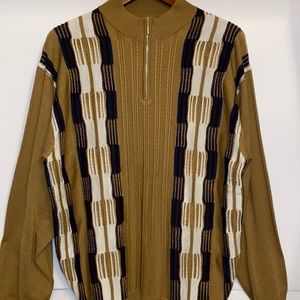 Stacy Adams Mens Tan Cardigan Sweater